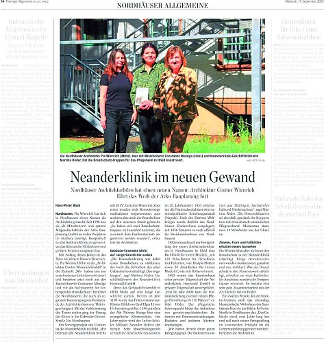 Neanderklinik im neuen Gewand